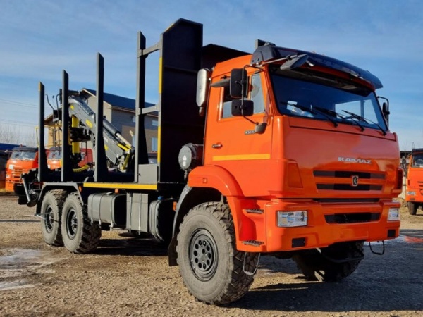 Сортиментовоз Камаз 43118-73094-50 с гидроманипулятором ВМ10-86, площадка стандарт, (модель 659108)